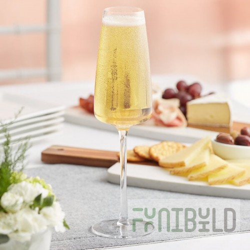 Acopa Piatta 10 oz. Flute Glass - 12/Case