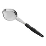 Vollrath 6412820 Jacob's Pride® 8 oz. Black Solid Oval Spoodle® Portion Spoon