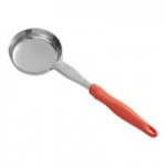 Vollrath 6412820 Jacob's Pride® 8 oz. Black Solid Oval Spoodle® Portion Spoon