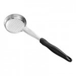 Vollrath 6412820 Jacob's Pride® 8 oz. Black Solid Oval Spoodle® Portion Spoon