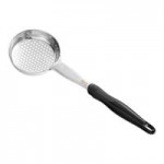 Vollrath 6412820 Jacob's Pride® 8 oz. Black Solid Oval Spoodle® Portion Spoon