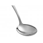 Acopa Edgeworth 0.875 oz. 18/8 Stainless Steel Extra Heavy Weight Gravy Ladle Acopa Edgeworth 0.875 oz. 18/8 Stainless Steel Extra Heavy Weight Gravy Ladle