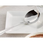 Acopa Edgeworth 0.875 oz. 18/8 Stainless Steel Extra Heavy Weight Gravy Ladle Acopa Edgeworth 0.875 oz. 18/8 Stainless Steel Extra Heavy Weight Gravy Ladle