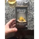 Steep By Bigelow Organic Dandelion and Peach Tea Bags - 120/Case
