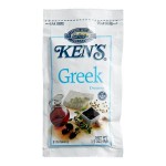 Ken's Foods Greek Dressing Packet 1.5 oz. - 60/Case Ken's Foods Greek Dressing Packet 1.5 oz. - 60/Case