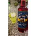 Torani Sugar-Free Strawberry Flavoring / Fruit Syrup 750 mL Glass Bottle Torani Sugar-Free Strawberry Flavoring / Fruit Syrup 750 mL Glass Bottle