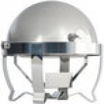 Vollrath 46070 6 Qt. New York, New York Roll Top Round Chafer with Brass Trim Vollrath 46070 6 Qt. New York, New York Roll Top Round Chafer with Brass Trim