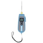 Cooper-Atkins 94020-K EconoTemp Single-Handed Thermocouple Thermometer with Direct Connect DuraNeedle Probe and Wall Mount, -40 to 500 Degrees Fahrenheit