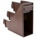 Vollrath 4842-01 Traex® Brown Self-Serve Condiment Bin Stand Set with 3-Tier Stand and 8
