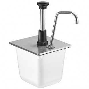 Server 83400 Stainless Steel 1 oz. Pump with Lid for 1/6 Size 6 Server 83400 Stainless Steel 1 oz. Pump with Lid for 1/6 Size 6