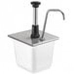 Server 83400 Stainless Steel 1 oz. Pump with Lid for 1/6 Size 6 Server 83400 Stainless Steel 1 oz. Pump with Lid for 1/6 Size 6
