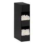 Cal-Mil Classic Black 2-Tier Countertop Straw Organizer 23422-13