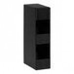 Cal-Mil Classic Black 2-Tier Countertop Straw Organizer 23422-13