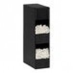 Cal-Mil Classic Black 2-Tier Countertop Straw Organizer 23422-13