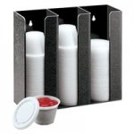 Cal-Mil Classic Black 2-Tier Countertop Straw Organizer 23422-13