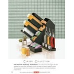Cal-Mil Classic Black 2-Tier Countertop Straw Organizer 23422-13