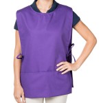 Intedge Purple Adjustable Poly-Cotton Cobbler Apron with 2 Pockets - 29 Intedge Purple Adjustable Poly-Cotton Cobbler Apron with 2 Pockets - 29