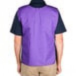 Intedge Purple Adjustable Poly-Cotton Cobbler Apron with 2 Pockets - 29 Intedge Purple Adjustable Poly-Cotton Cobbler Apron with 2 Pockets - 29