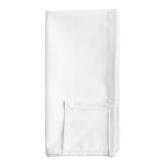 Intedge White 65/35 Polycotton Blend Cloth Napkins, 20 Intedge White 65/35 Polycotton Blend Cloth Napkins, 20