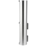 Vollrath LD3-2 Two-Tier Stainless Steel Wall Mount / Countertop Lid Holder