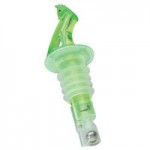 Precision Pours 12 BL F 0.5 oz. Ocean Blue Measured Liquor Pourer with Fliptop - 12/Pack