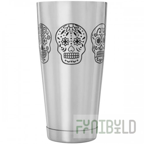 Barfly® 28 oz. Stainless Steel Skull Cocktail Shaker M37008SKU