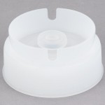 TableCraft 63TSVN INVERTAtop White Replacement ValveTop for Inverted or Squeeze Bottles with 63 mm Opening - 12/Pack