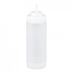 TableCraft 63TSVN INVERTAtop White Replacement ValveTop for Inverted or Squeeze Bottles with 63 mm Opening - 12/Pack