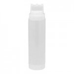 TableCraft 63TSVN INVERTAtop White Replacement ValveTop for Inverted or Squeeze Bottles with 63 mm Opening - 12/Pack