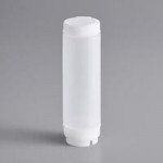 TableCraft 63TSVN INVERTAtop White Replacement ValveTop for Inverted or Squeeze Bottles with 63 mm Opening - 12/Pack