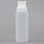 TableCraft 63TSVN INVERTAtop White Replacement ValveTop for Inverted or Squeeze Bottles with 63 mm Opening - 12/Pack