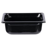 Vollrath 8044420 Super Pan® 1/4 Size Black Polycarbonate Food Pan - 4