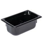 Vollrath 8044420 Super Pan® 1/4 Size Black Polycarbonate Food Pan - 4