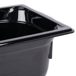 Vollrath 8044420 Super Pan® 1/4 Size Black Polycarbonate Food Pan - 4