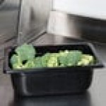 Vollrath 8044420 Super Pan® 1/4 Size Black Polycarbonate Food Pan - 4