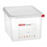 Araven 03035 1/2 Size Translucent Polypropylene Food Pan with Airtight Lid - 8