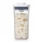 OXO Good Grips 1.2 Qt. Clear Rectangular SAN Plastic Food Storage Container with White POP Lid