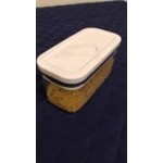 OXO Good Grips 1.2 Qt. Clear Rectangular SAN Plastic Food Storage Container with White POP Lid