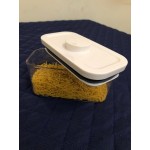 OXO Good Grips 1.2 Qt. Clear Rectangular SAN Plastic Food Storage Container with White POP Lid