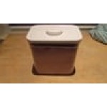 OXO Good Grips 1.2 Qt. Clear Rectangular SAN Plastic Food Storage Container with White POP Lid