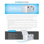 Coldtainer T0082/FDN AUO 2.9 Cu. Ft. Battery Powered Portable Autonomous Freezer Container Coldtainer T0082/FDN AUO 2.9 Cu. Ft. Battery Powered Portable Autonomous Freezer Container