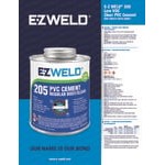 E-Z Weld EZ20503N 16 fl. oz. Clear Regular Body PVC Cement E-Z Weld EZ20503N 16 fl. oz. Clear Regular Body PVC Cement