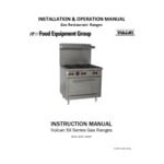 Vulcan 00-961329 Manual Gas Valve for SX Series