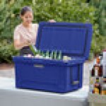 CaterGator CG65NV Navy 65 Qt. Rotomolded Outdoor Cooler / Ice Chest