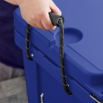 CaterGator CG65NV Navy 65 Qt. Rotomolded Outdoor Cooler / Ice Chest