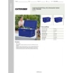 CaterGator CG65NV Navy 65 Qt. Rotomolded Outdoor Cooler / Ice Chest