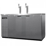 Continental Refrigerator KC59S-N-SS Double Tap Kegerator Beer Dispenser, Shallow Depth - Stainless Steel, (2) 1/2 Keg Capacity