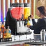 Narvon Summit Double 3.2 Gallon Granita / Slushy / Frozen Beverage Machine - 115V Narvon Summit Double 3.2 Gallon Granita / Slushy / Frozen Beverage Machine - 115V