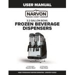 Narvon Summit Double 3.2 Gallon Granita / Slushy / Frozen Beverage Machine - 115V Narvon Summit Double 3.2 Gallon Granita / Slushy / Frozen Beverage Machine - 115V