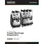 Narvon Summit Double 3.2 Gallon Granita / Slushy / Frozen Beverage Machine - 115V Narvon Summit Double 3.2 Gallon Granita / Slushy / Frozen Beverage Machine - 115V